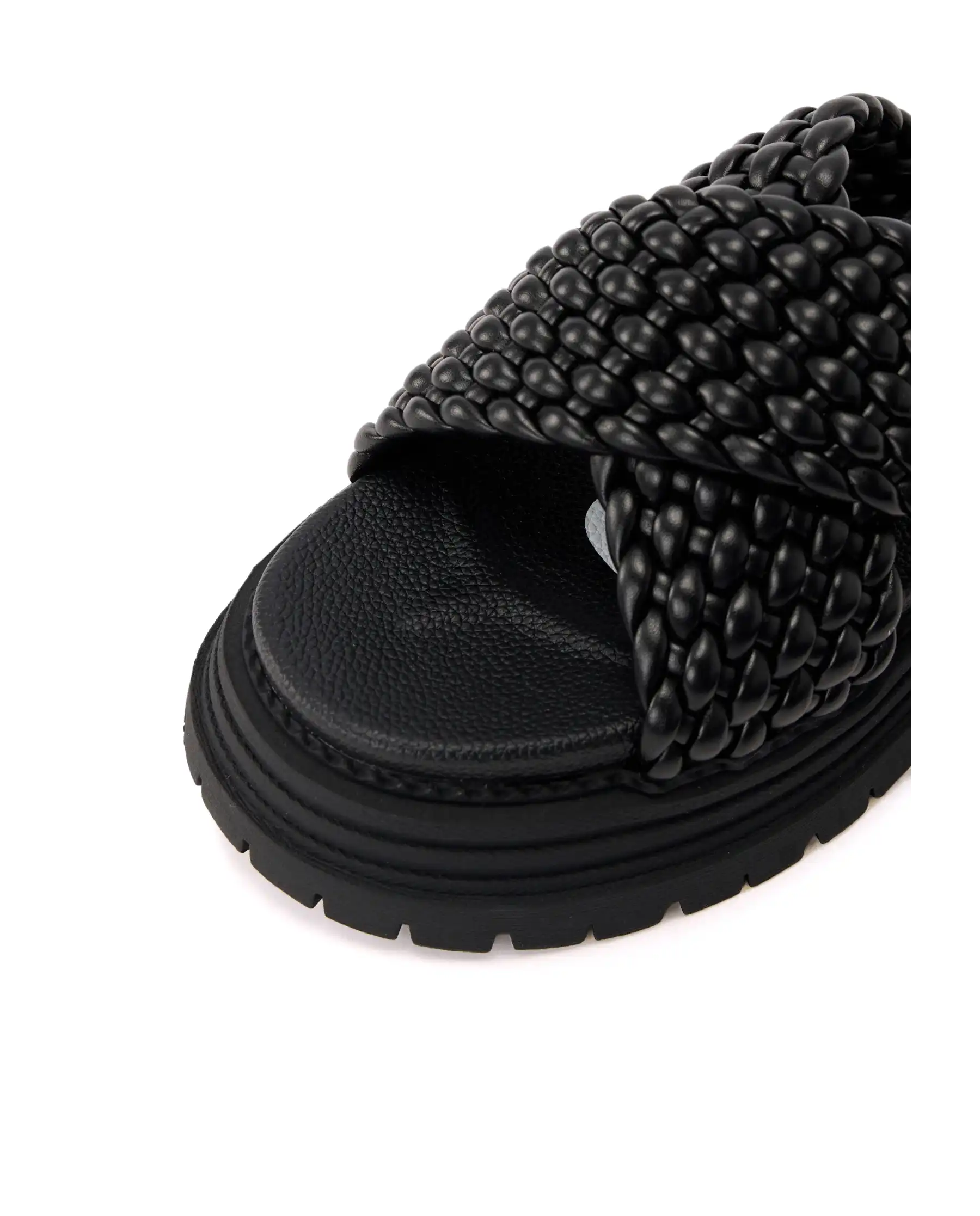 BUFFALO CIABATTINE LENNOX CROSS NERO