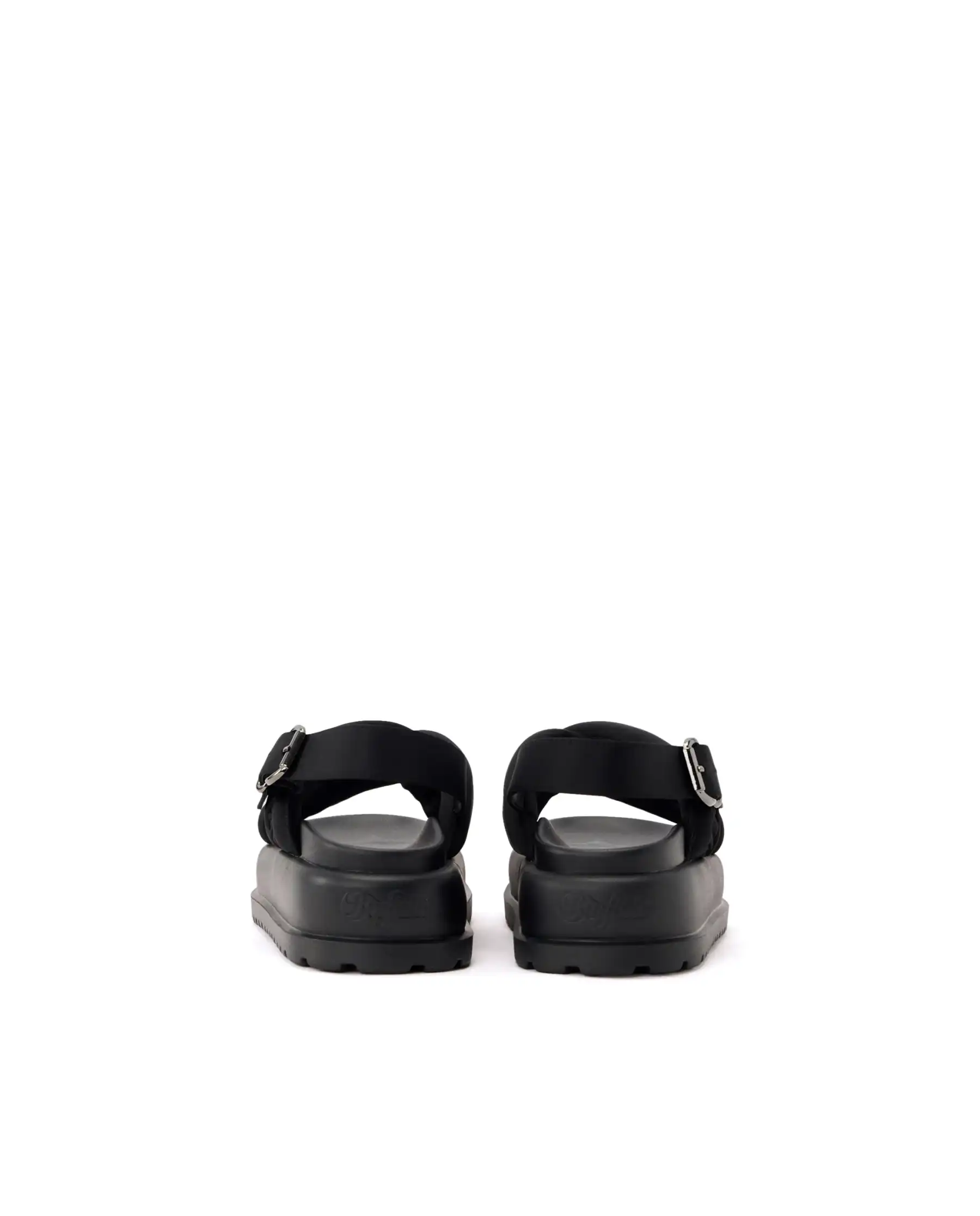 BUFFALO SANDALI PALMA CROSS NERO