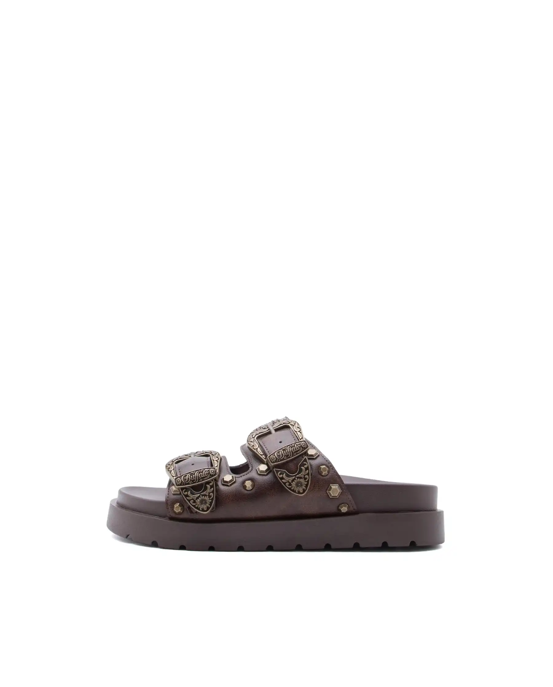 BUFFALO CIABATTINE RAYA ARI WEST MARRONE