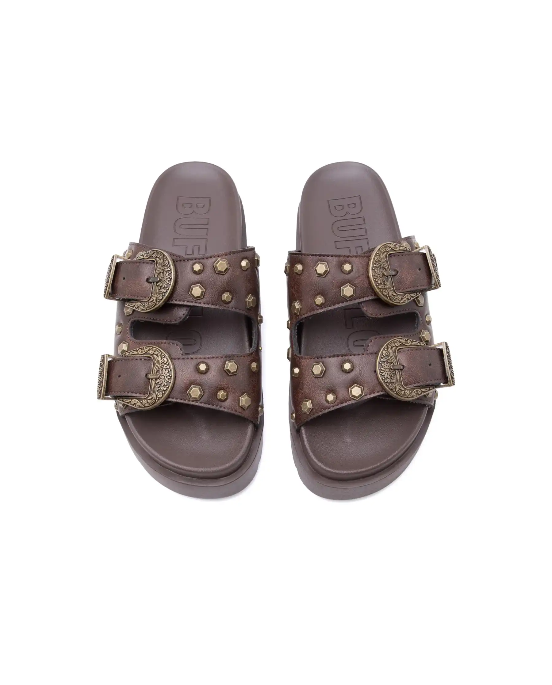 BUFFALO CIABATTINE RAYA ARI WEST MARRONE