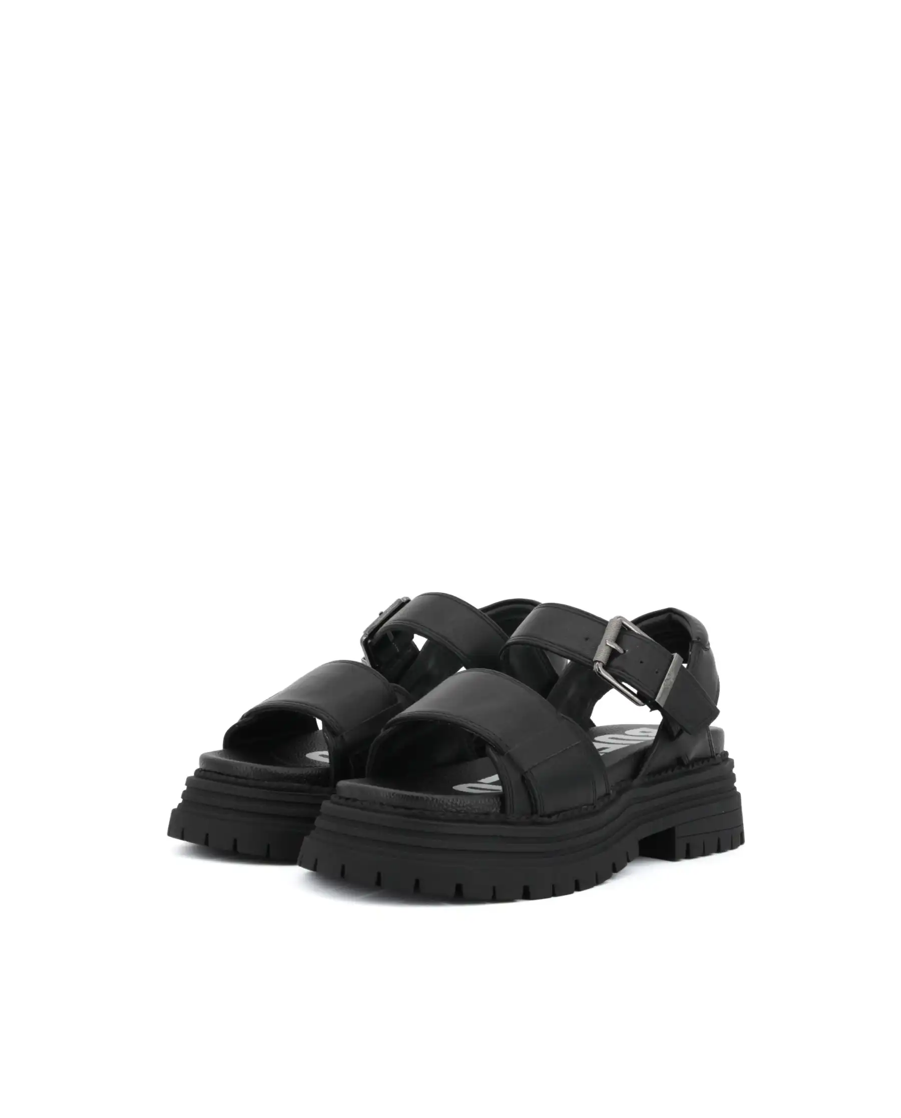 BUFFALO SANDALI LENNOX NERO