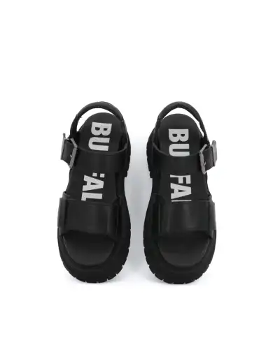 BUFFALO SANDALI LENNOX NERO