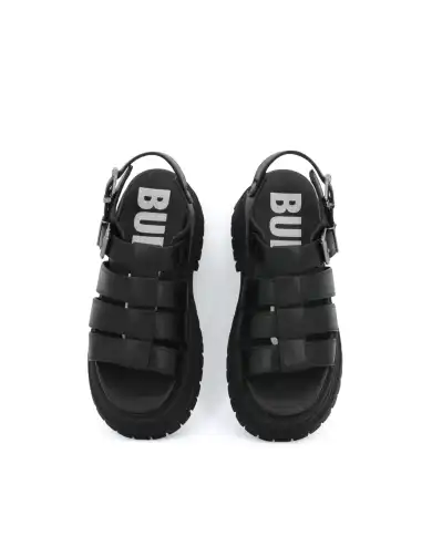 BUFFALO SANDALI LENNOX FISHER NERO