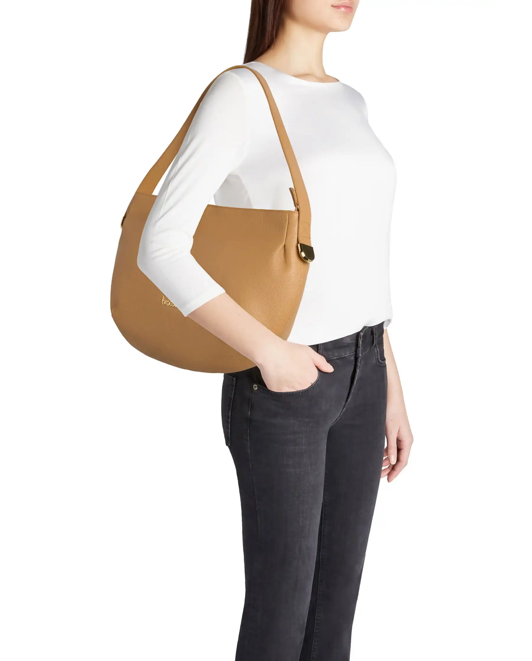 BRACCIALINI BORSA ARIEL CAMMELLO