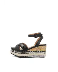 ALVIERO MARTINI SANDALI NERO