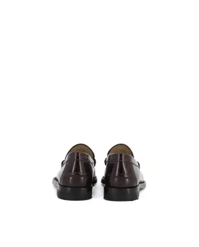 ANTICA CUOIERIA MOCASSINI GLOSS BORDEAUX