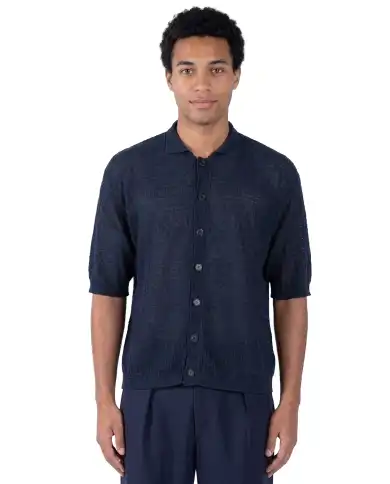 ATOMO FACTORY CAMICIA BLU