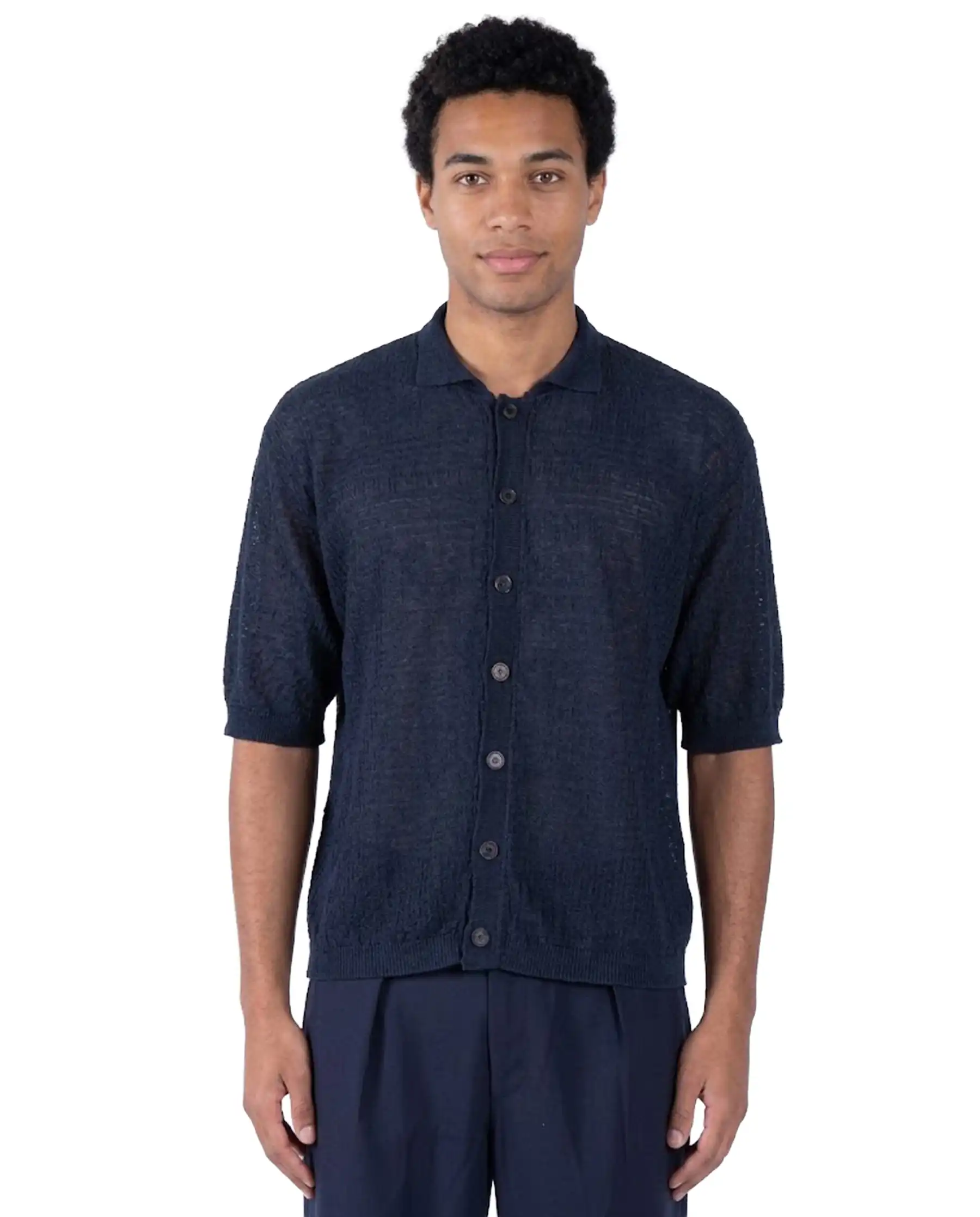 ATOMO FACTORY CAMICIA BLU
