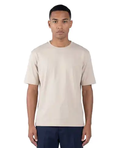 ATOMO FACTORY T-SHIRT RICAMATA BEIGE