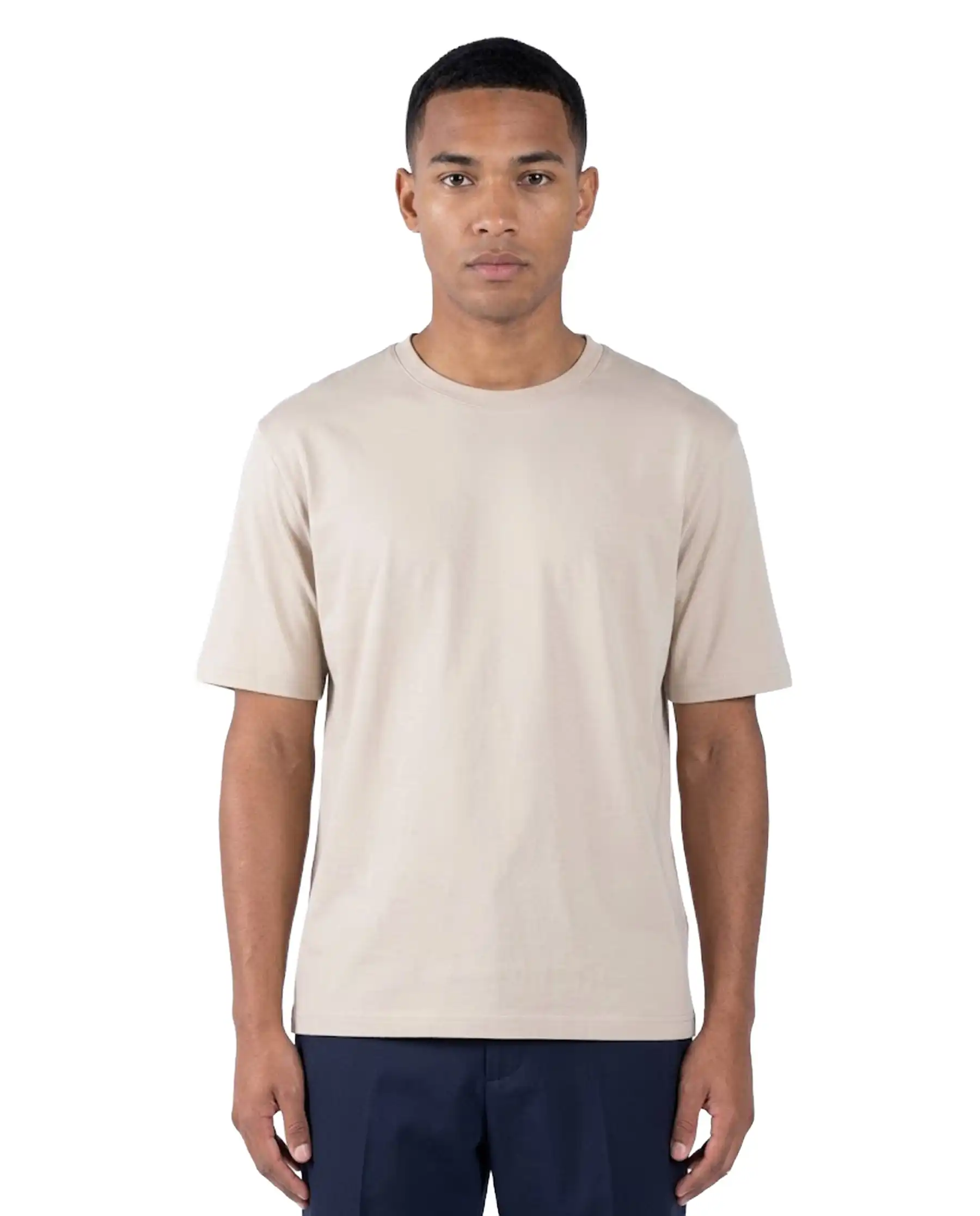 ATOMO FACTORY T-SHIRT RICAMATA BEIGE