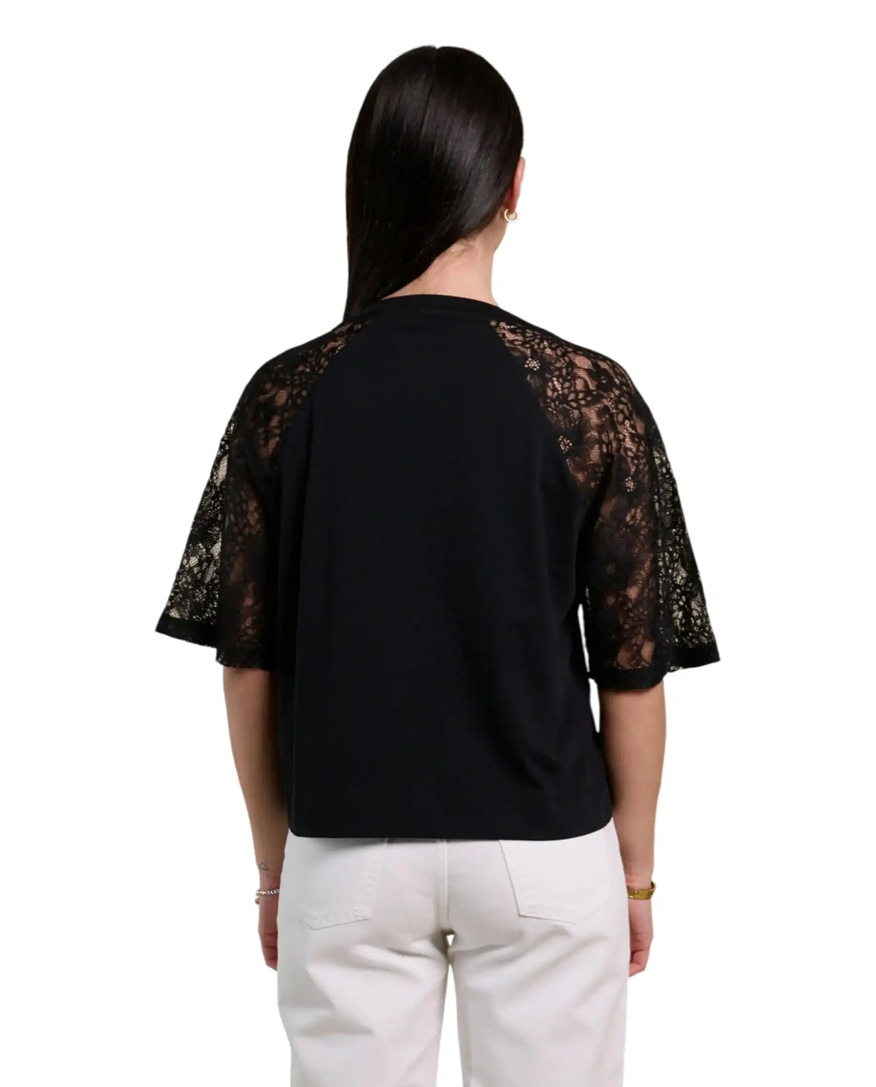 LIU JO T-SHIRT NERO