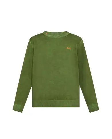 SUN 68 MAGLIONE LIGHT SPECIAL DYED VERDE