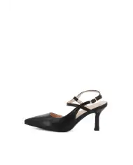CLAUD•V SLING BACK NERO
