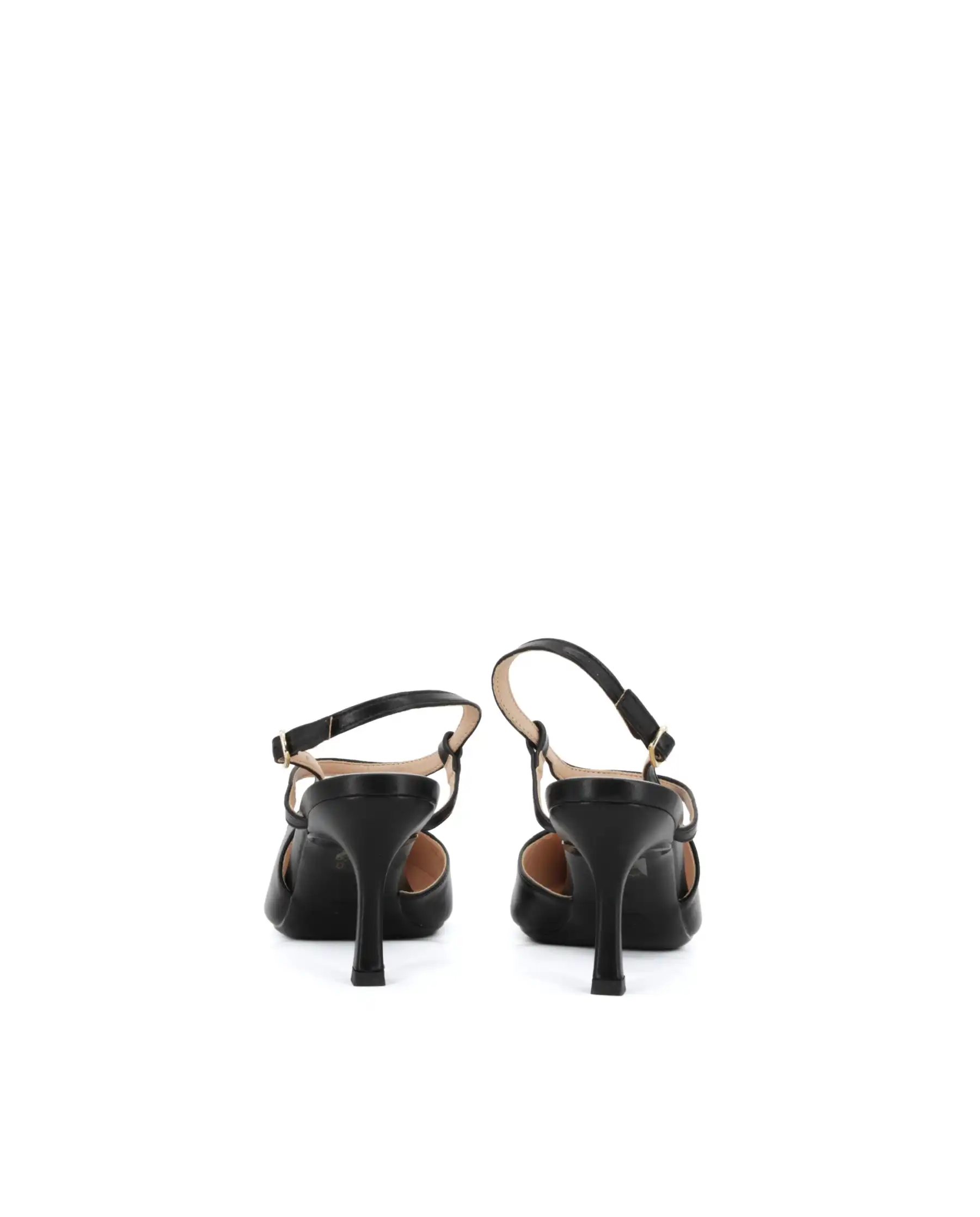 CLAUD•V SLING BACK NERO