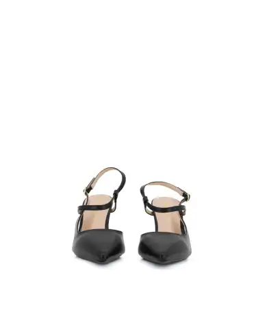 CLAUD•V SLING BACK NERO
