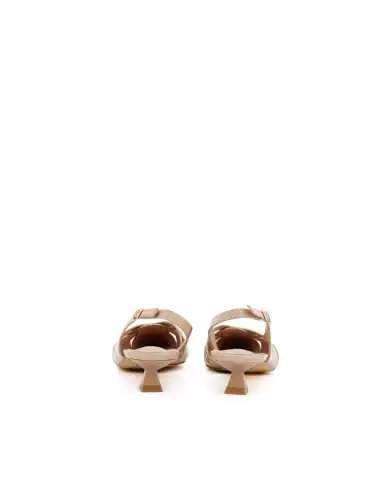 CLAUD•V SLING BACK BEIGE