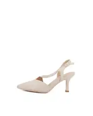 CLAUD•V SLING BACK BEIGE