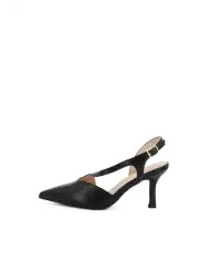 CLAUD•V SLING BACK NERO