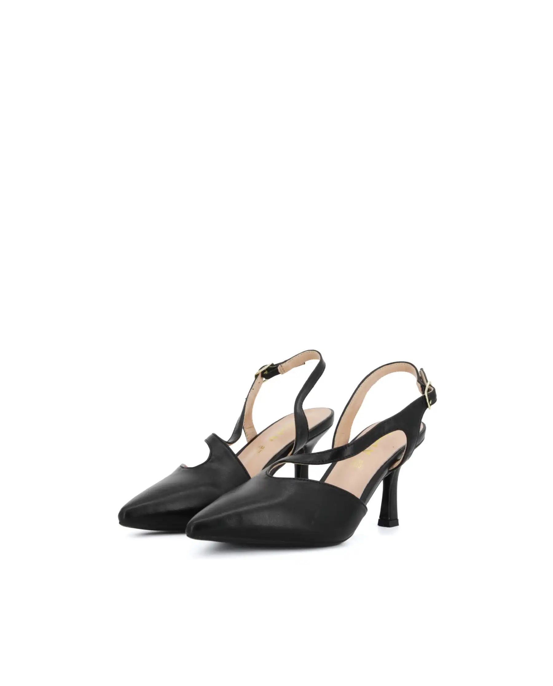 CLAUD•V SLING BACK NERO