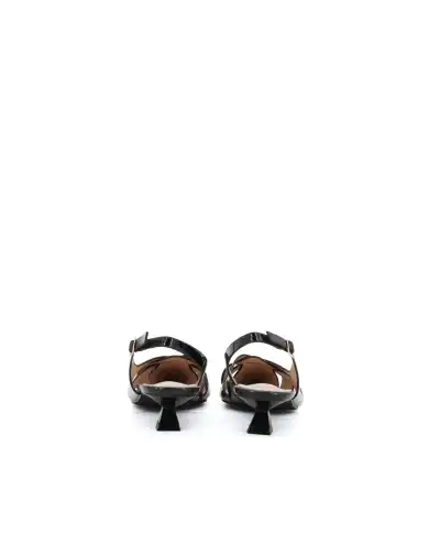 CLAUD•V SLING BACK NERO