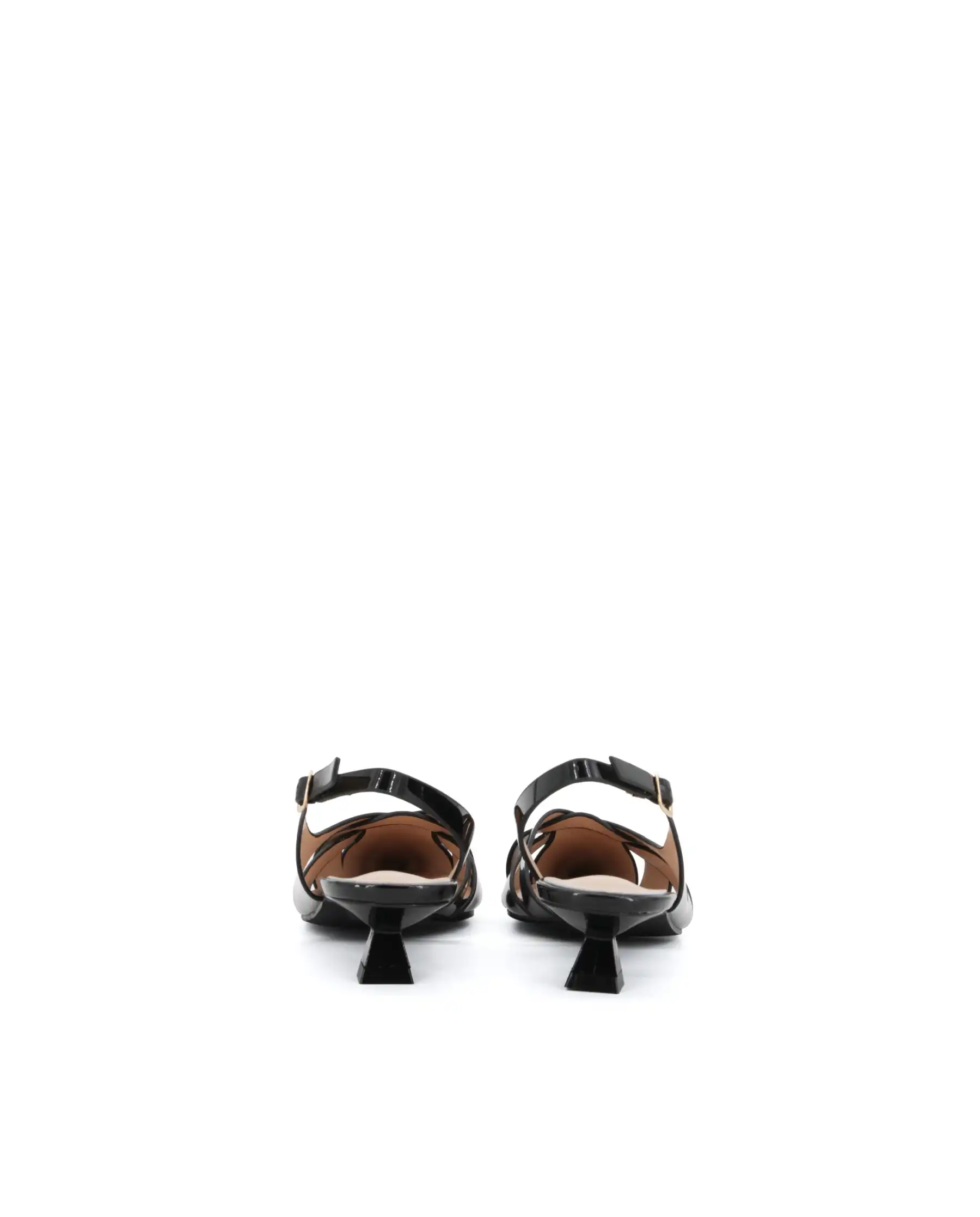 CLAUD•V SLING BACK NERO
