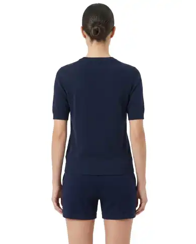 SUN 68 T-SHIRT SWEATER BLU