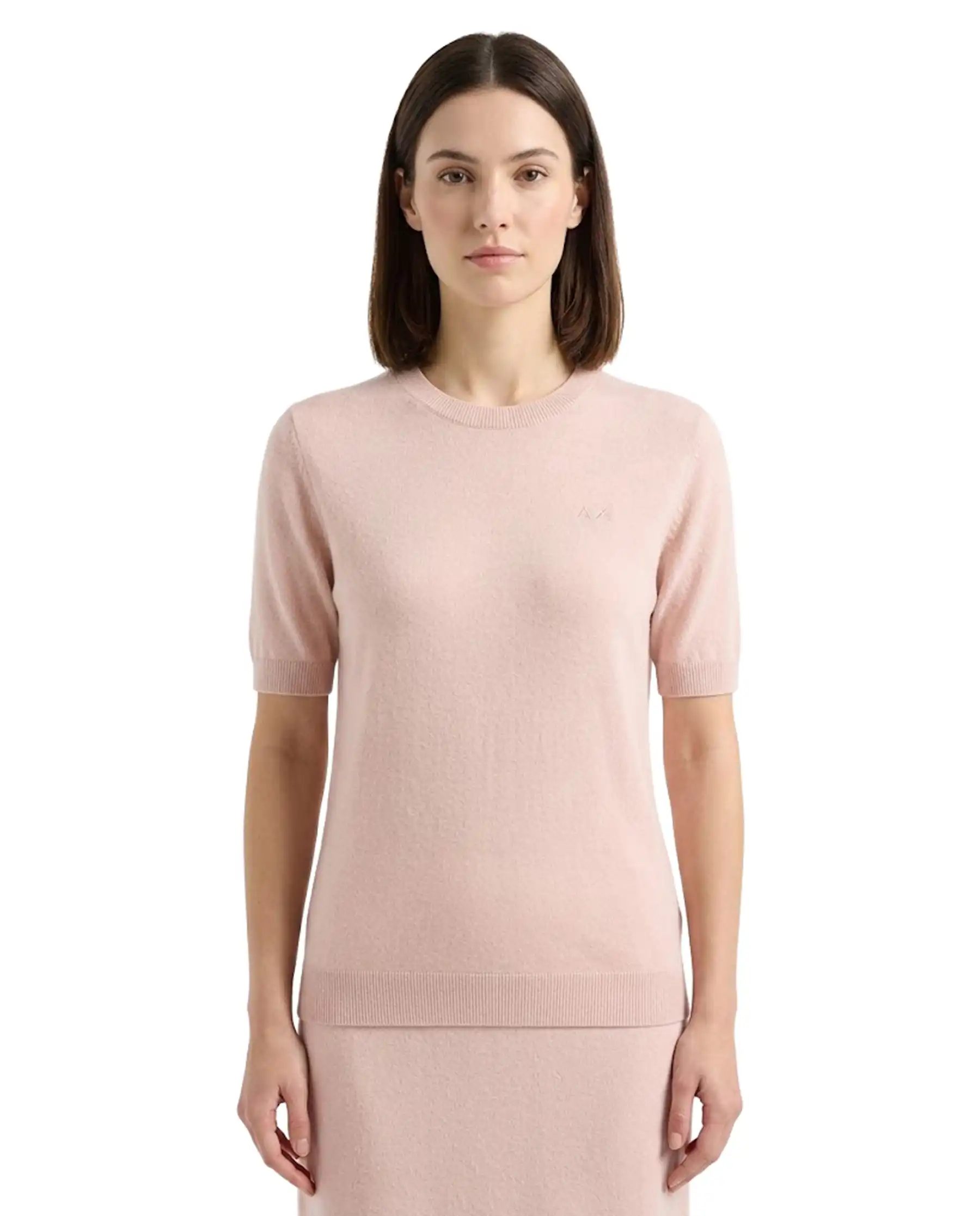 SUN 68 T-SHIRT SWEATER ROSA