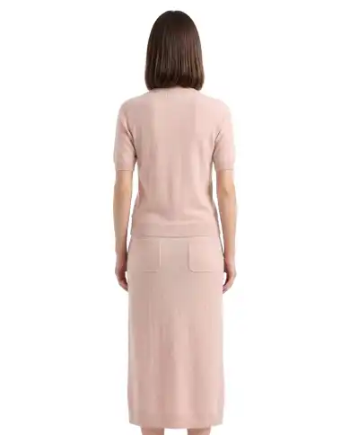 SUN 68 T-SHIRT SWEATER ROSA