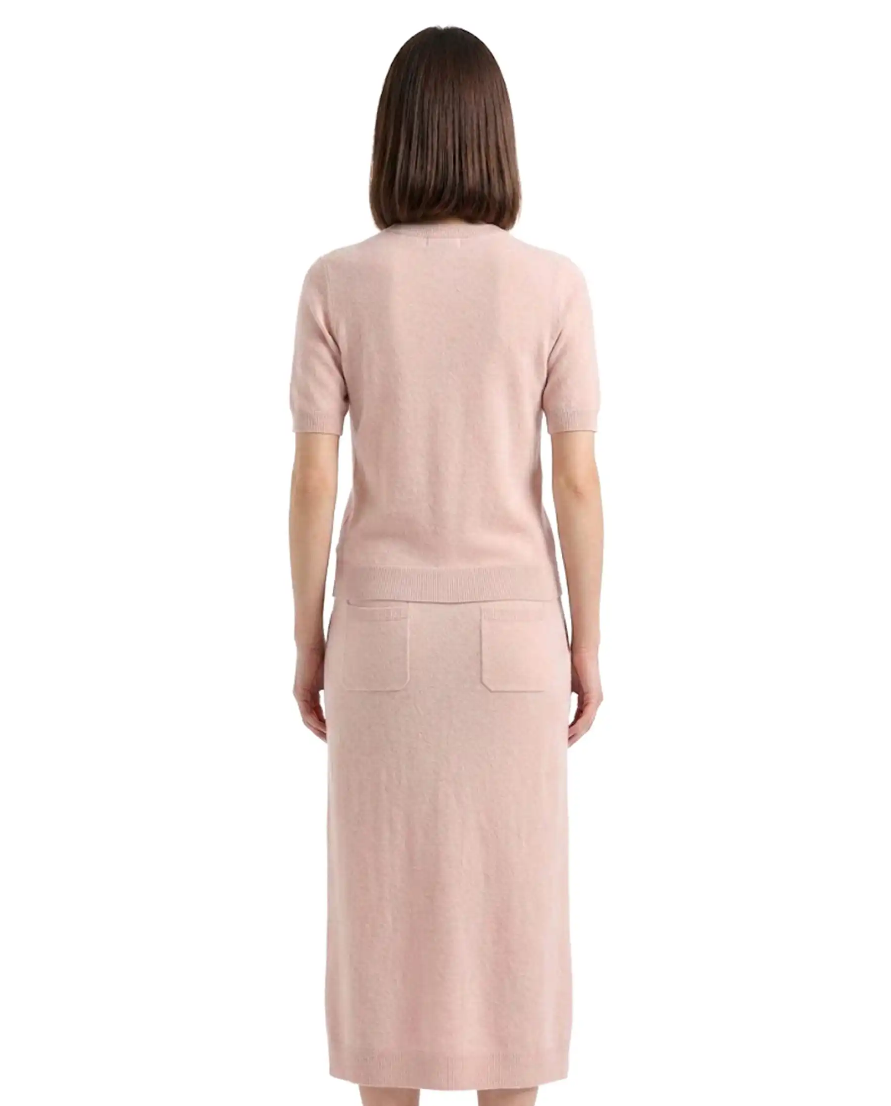 SUN 68 T-SHIRT SWEATER ROSA