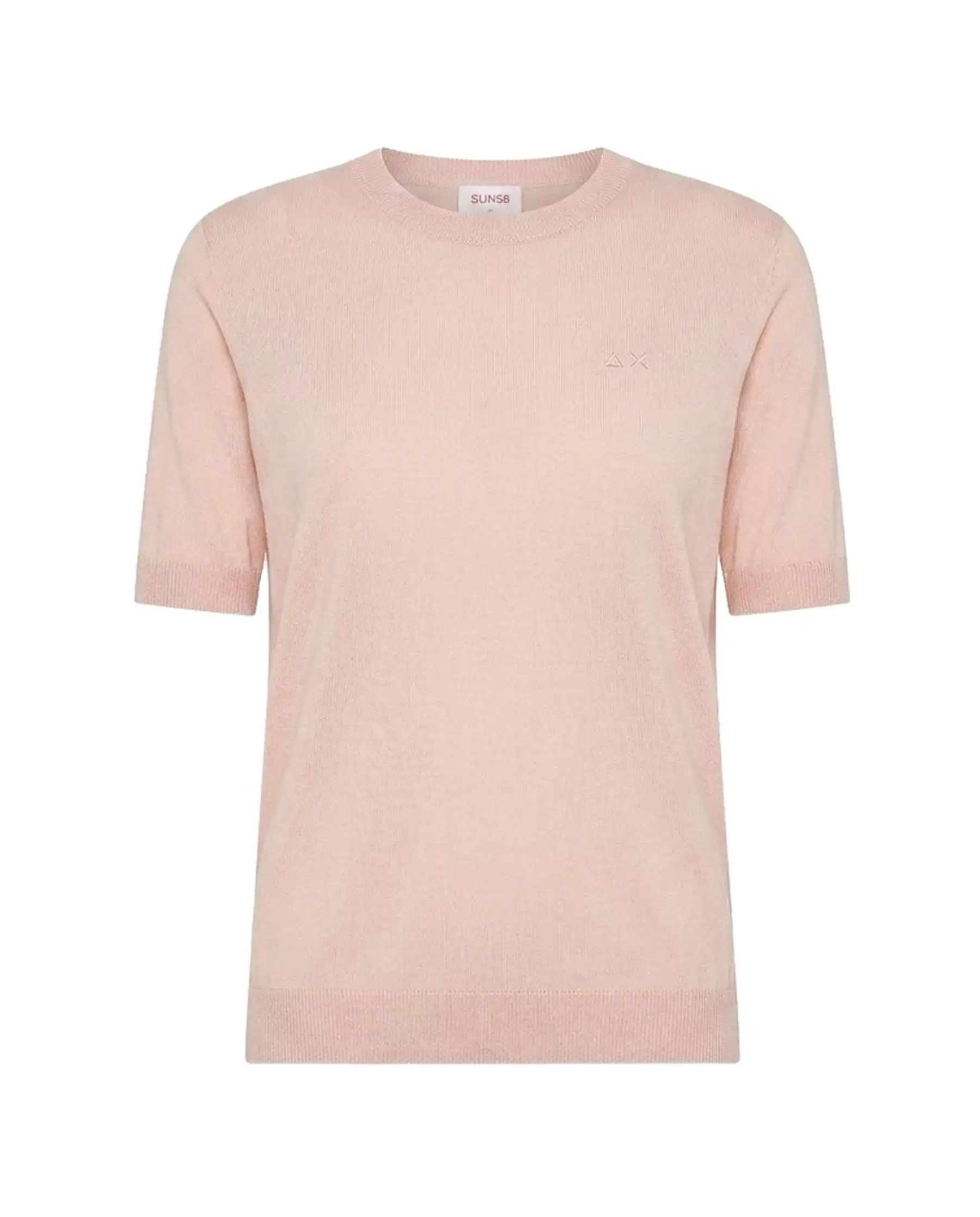SUN 68 T-SHIRT SWEATER ROSA