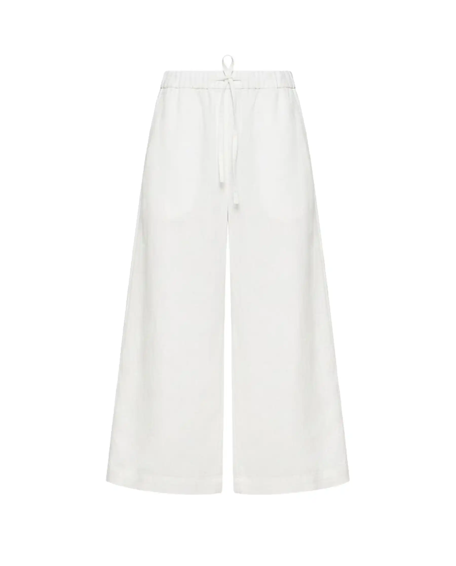 SUN 68 PANTALONI GAMBA LARGA BIANCO