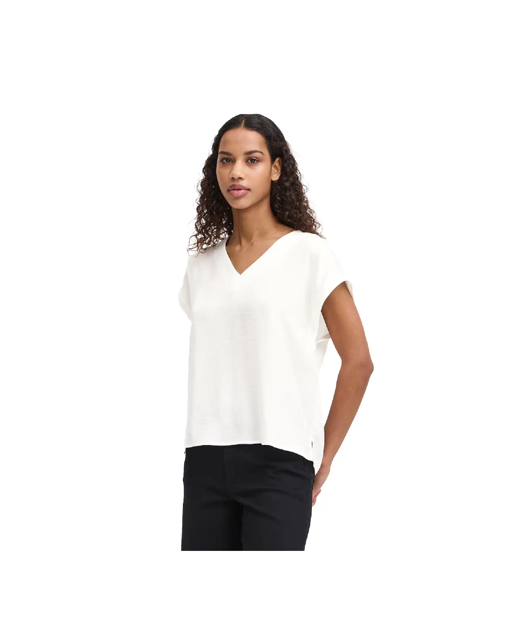 ICHI T-SHIRT CRISSY BIANCO