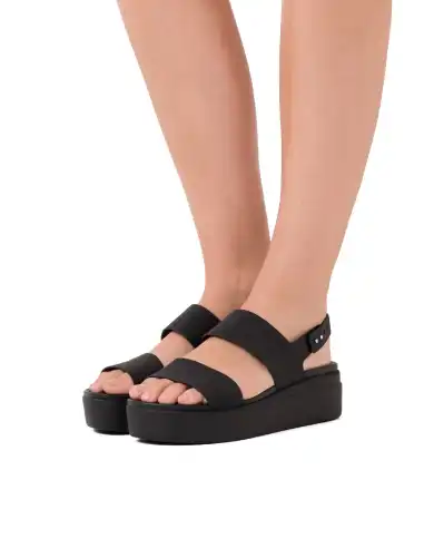 CROCS SANDALI BROOKLYN NERO