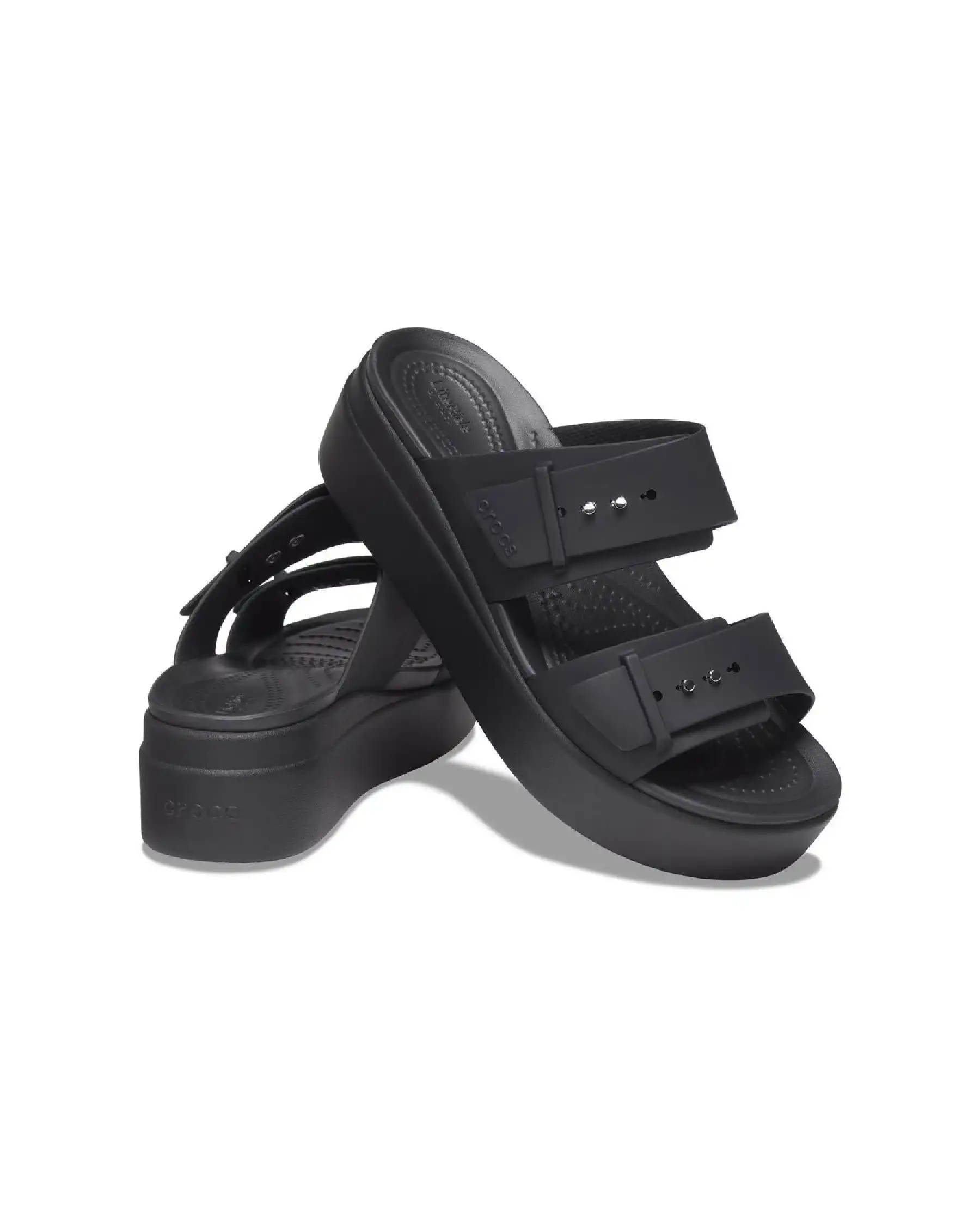 CROCS CIABATTINE BROOKLYN NERO