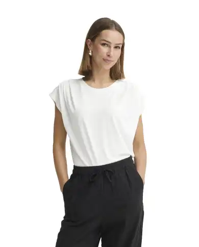 ICHI T-SHIRT LISKEN BIANCO