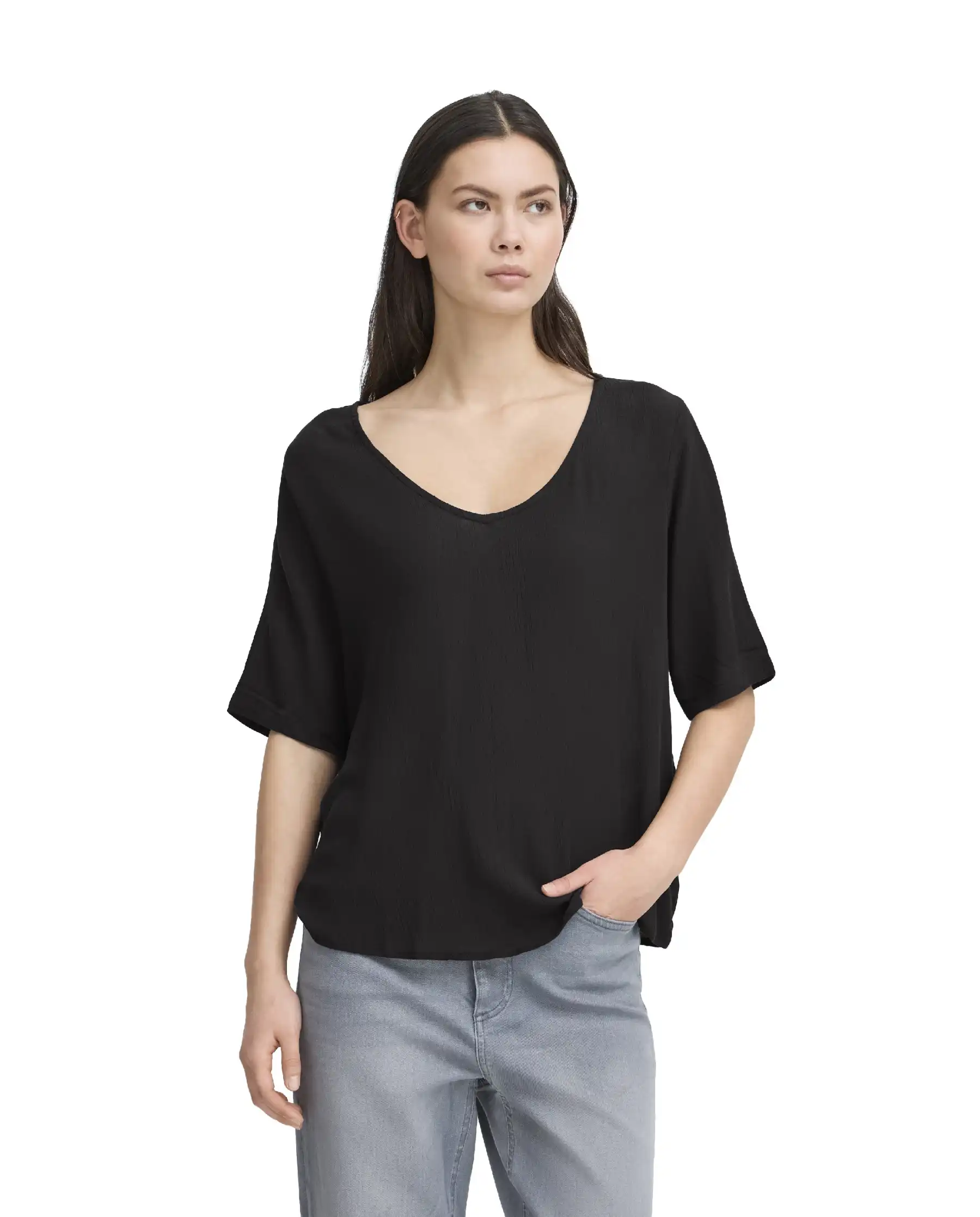 ICHI T-SHIRT MARRAKECH NERO