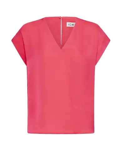 ICHI T-SHIRT CRISSY FUCSIA