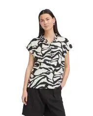 ICHI CAMICIA LINNO BIANCO