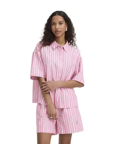 ICHI CAMICIA INDRA ROSA