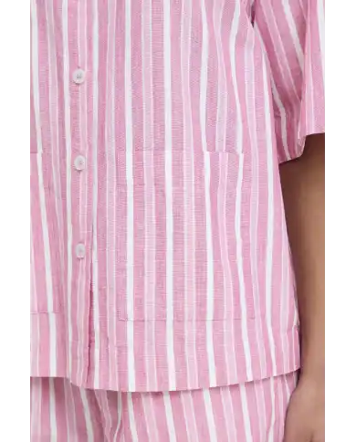ICHI CAMICIA INDRA ROSA