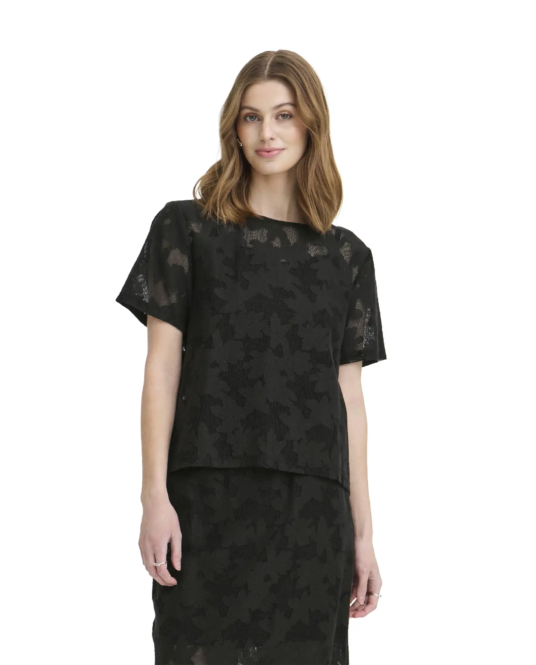 ICHI T-SHIRT MANIA NERO