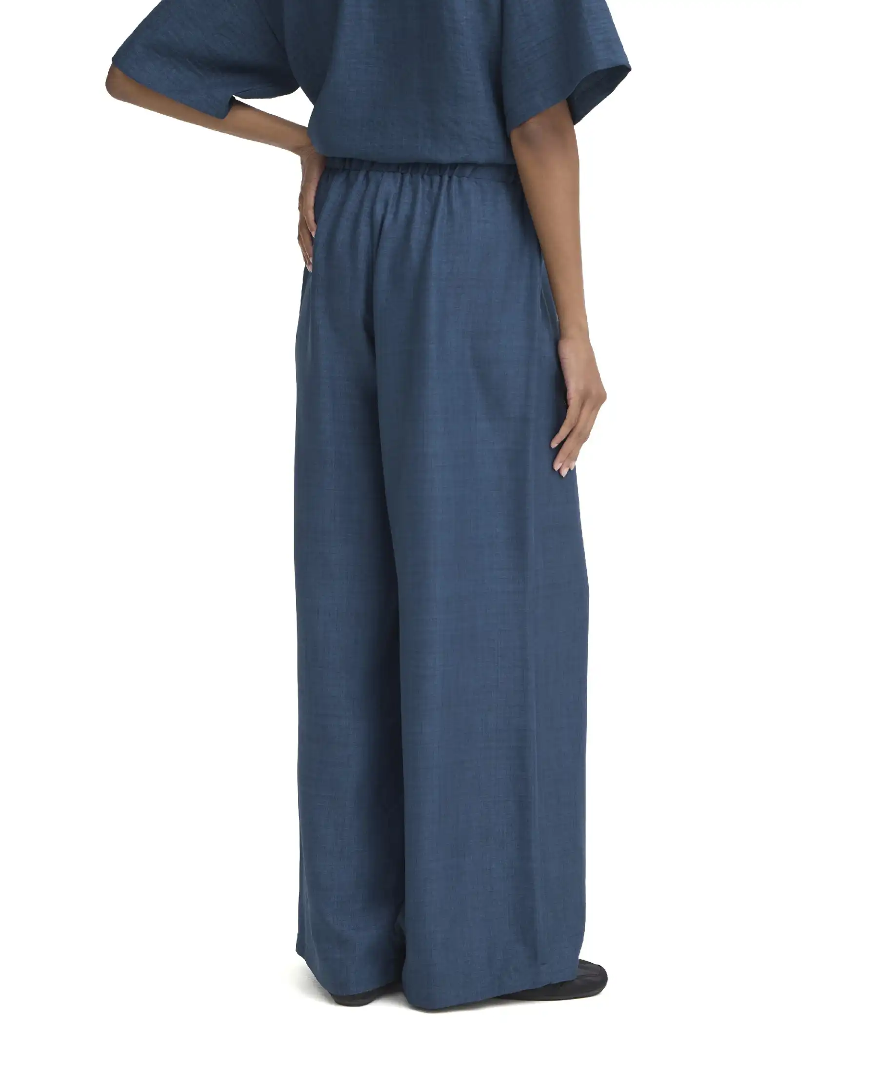 ICHI PANTALONI KATICO BLU