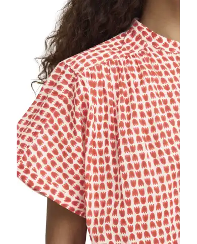 ICHI CAMICIA LUMMA ROSSO