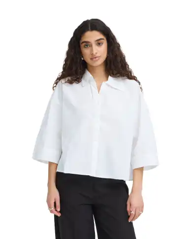 ICHI CAMICIA LUANNE BIANCO