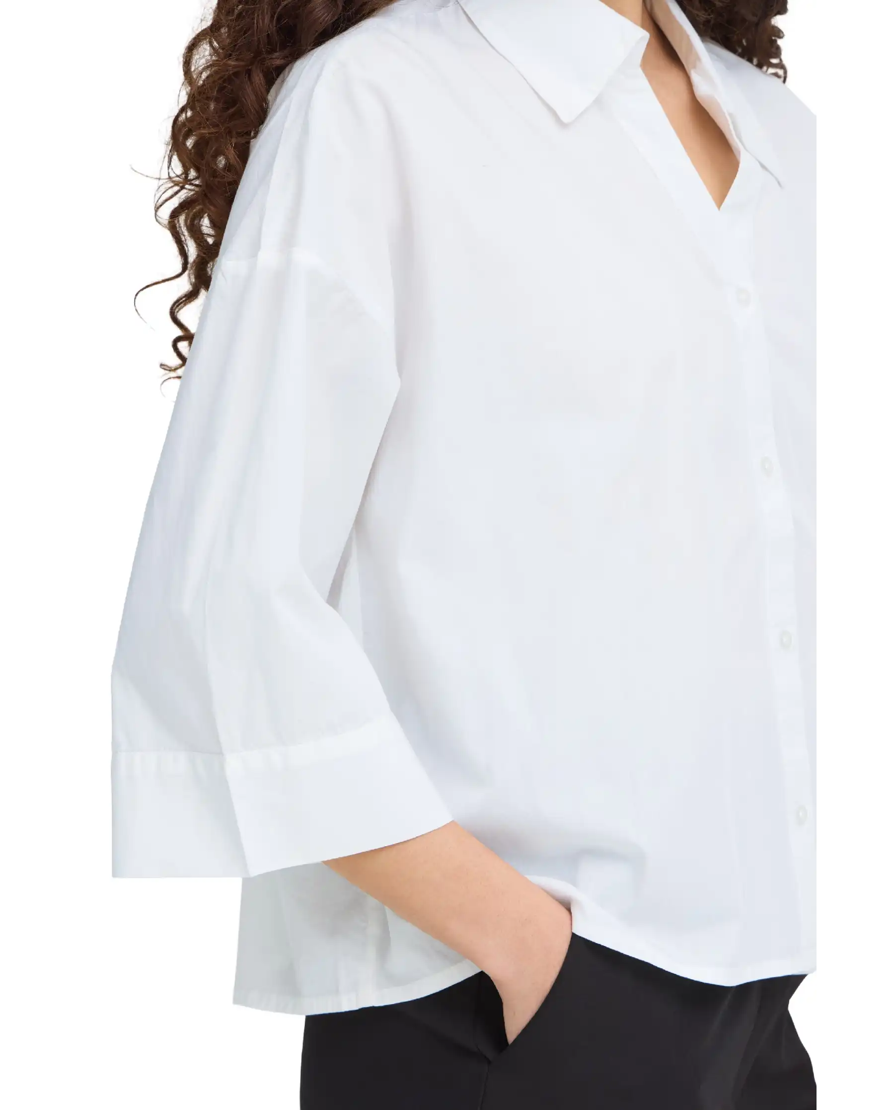 ICHI CAMICIA LUANNE BIANCO