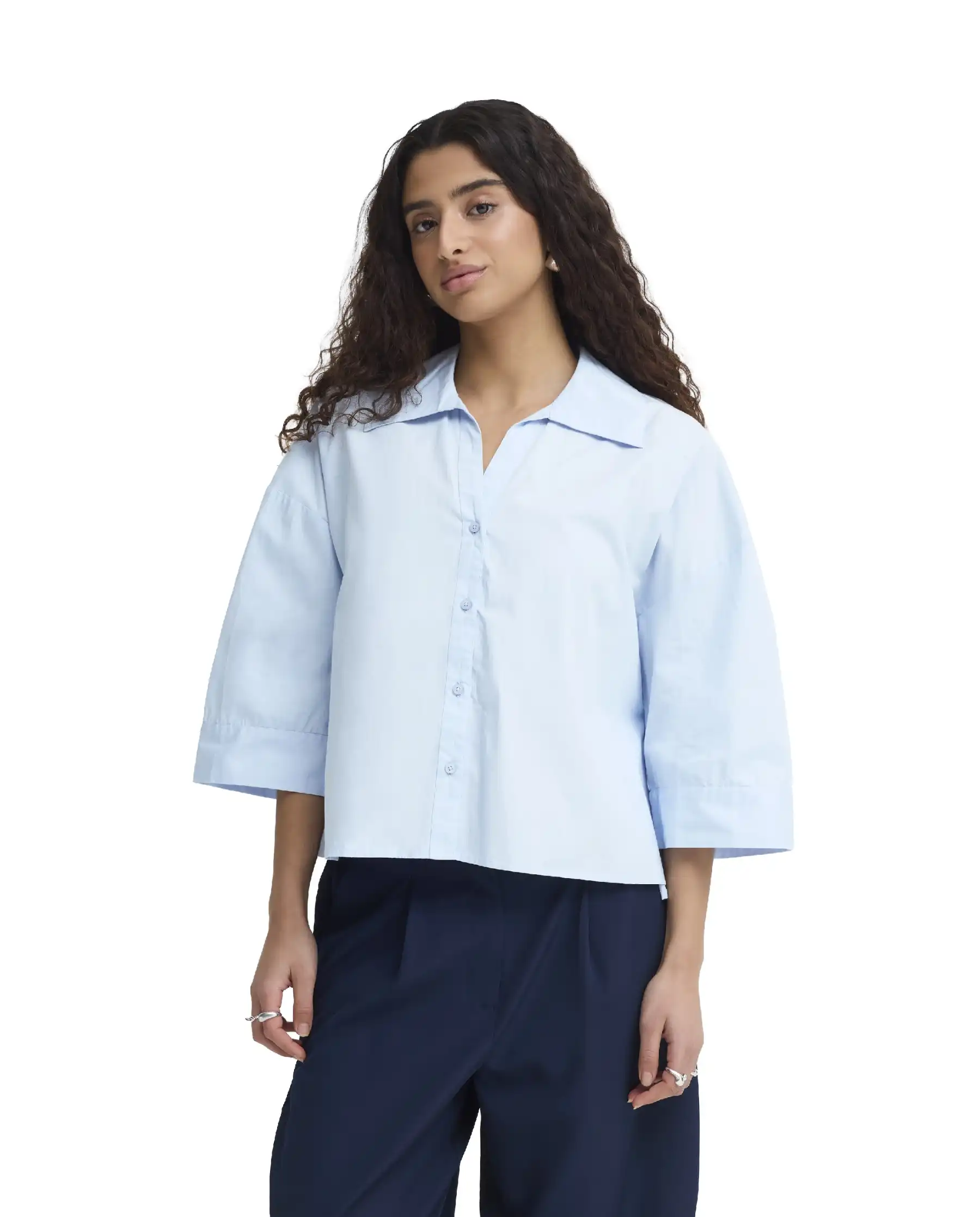 ICHI CAMICIA LUANNE CIELO