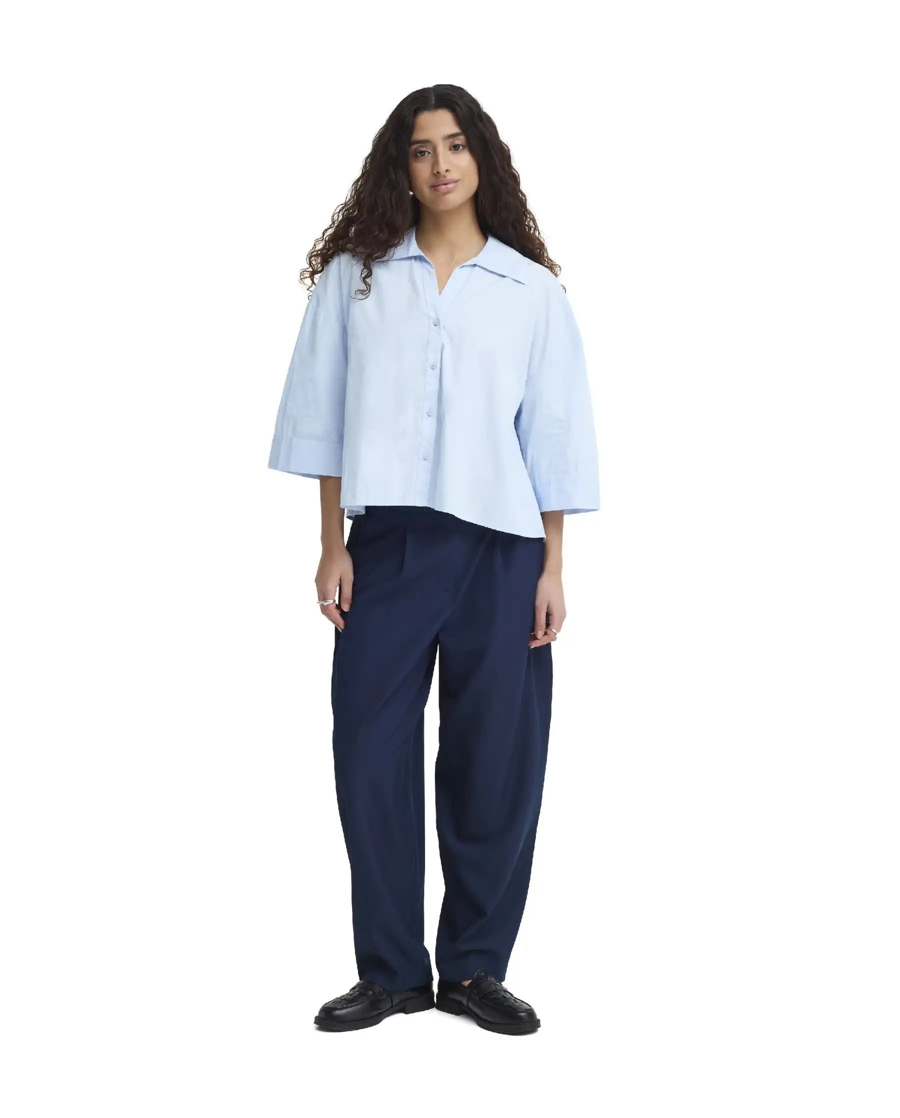 ICHI CAMICIA LUANNE CIELO