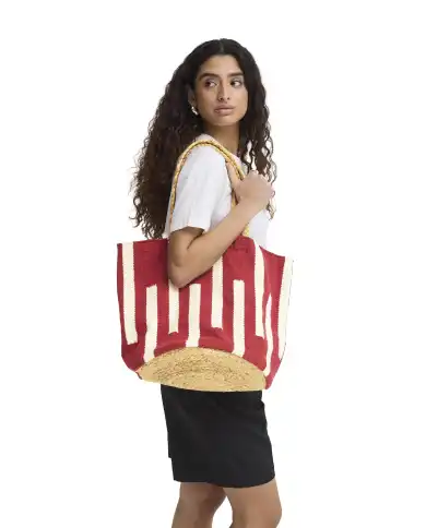 ICHI BORSA MIKKELINE ROSSO