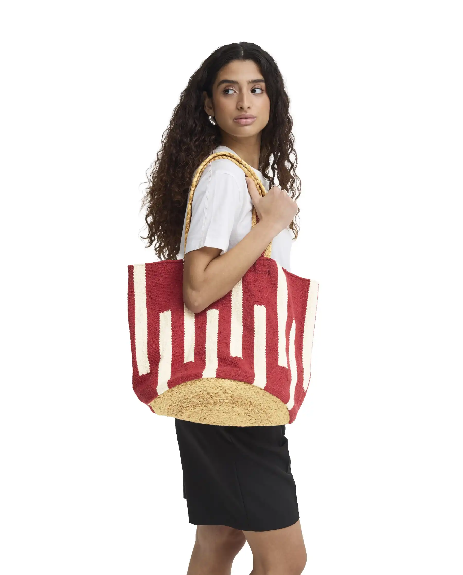 ICHI BORSA MIKKELINE ROSSO