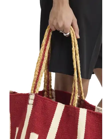 ICHI BORSA MIKKELINE ROSSO